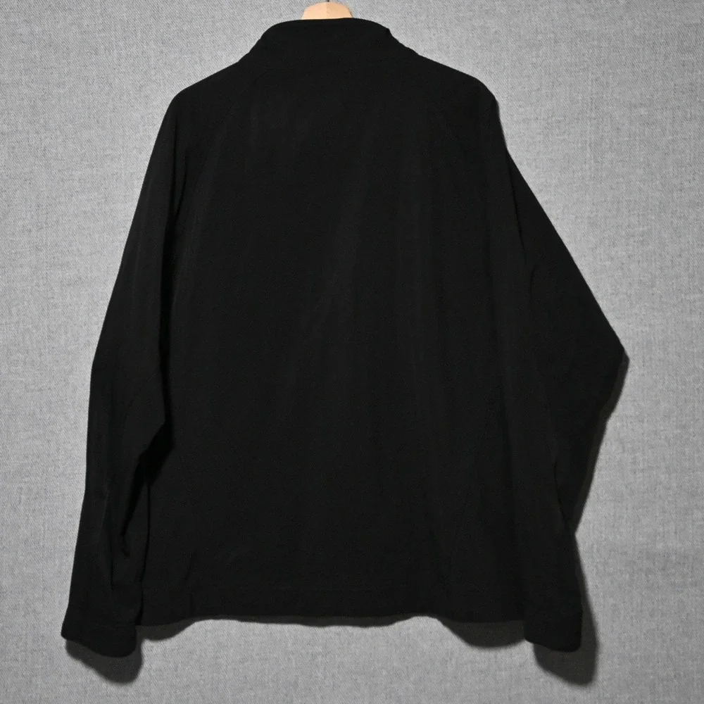 Volvo Softshell Jacket Mens Full Zip Mesh Lined Pocket XL Black